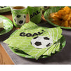 Soccer Party Party Bundle Includes Plates, Napkins, Cups, and Cutlery(Serves 24, 144 Pieces)