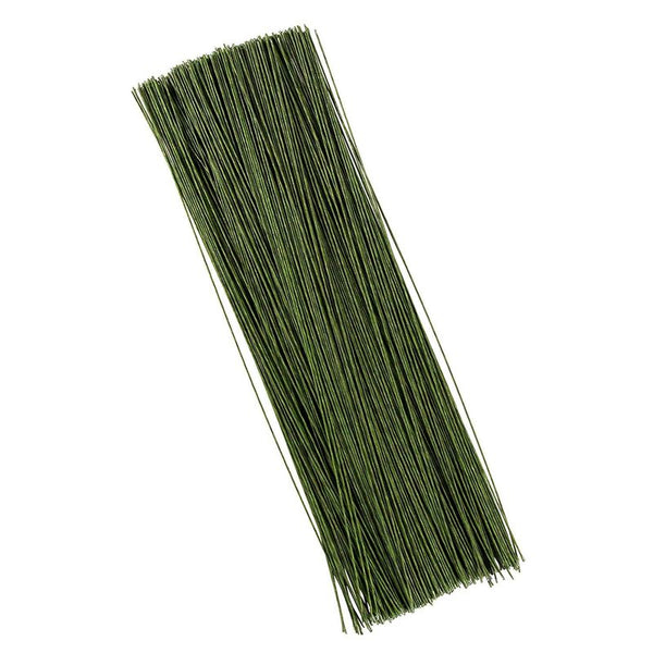 Floral Stem Wire for DIY Crafts and Flower Arrangements (16 in, 18 Gauge, 300 Pieces)