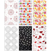 Gift Wrapping Paper for Birthdays, Valentine’s, Christmas (2.5 x 10 ft, 6-Pack)