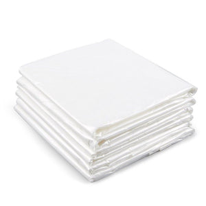 Juvale Thin Plastic Drop Cloths for Painting, 1 Mil Clear Cover (9 x 12 Feet, 6 Pack)