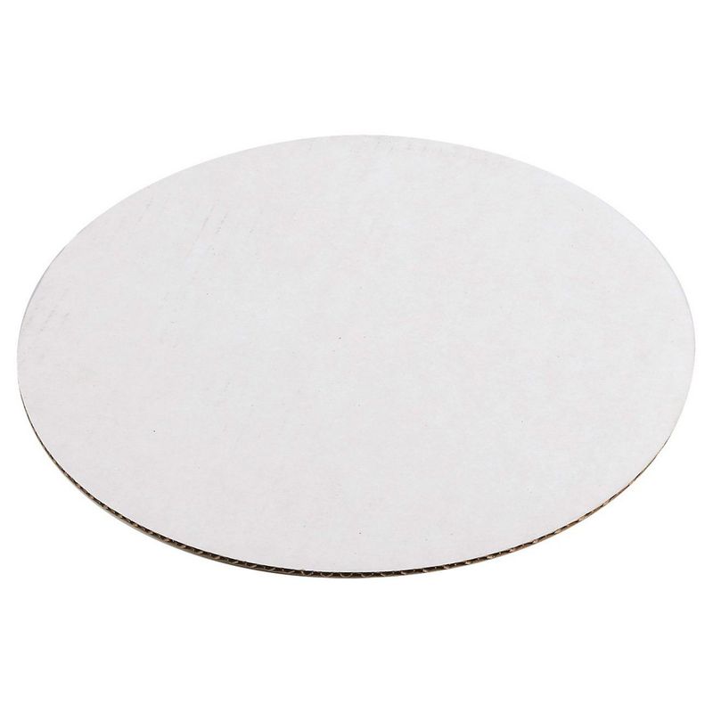 FineDecor Silver Cake Board 12 INCH Round Cardboard (5 Pieces), Cardboard  Round Cake Circle Base, 12 Inches Diameter (Silver)