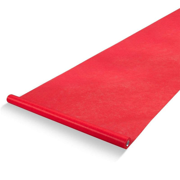 Red Carpet Runner - Aisle Runner - Essential Hollywood and Christmas Party Decoration, Runway Rug, Suitable for Indoor or Outdoor Party Decoration - Red, 3 x 100 Feet (40gsm Thickness)