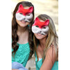 Pack of 12 Paper Mardi Gras Paper Masks - Unleash Your Creativity - Perfect for DIY and Masquerade Party White