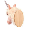 Juvale Unicorn Head Wall Mount - Wall Art Room Decor, Girls, Pink - 8.5 x 16.2 x 7 inches