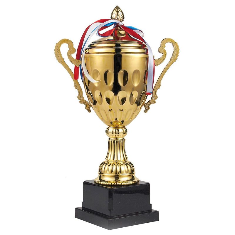 Juvale Large Big Gold Trophy Cup - 16.6 Inches First Place Winner Awards for Sports, Tournaments, Competitions