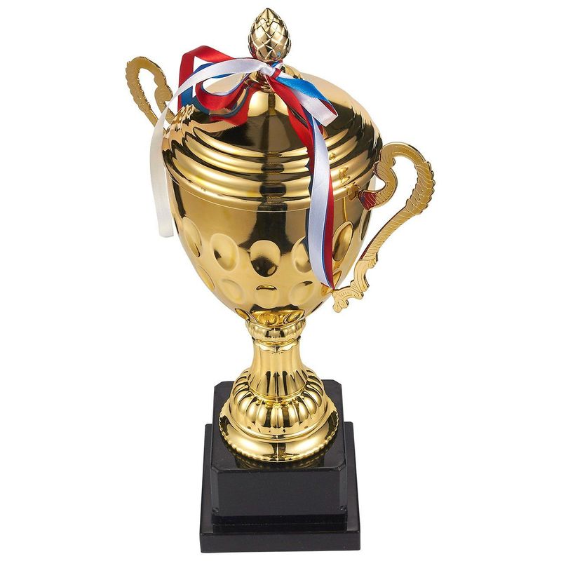 Juvale Large Big Gold Trophy Cup - 16.6 Inches First Place Winner Awards for Sports, Tournaments, Competitions