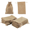 Burlap Bags 24 Pieces 4.5 x 7" with Drawstring - 24 Pieces - Jute Drawastring Gift Bags for Wedding Party Favor, Jewelry Pouch, Birthday Presents and DIY Craft