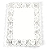 Paper Doilies – 100-Pack Square Lace Placemats for Cakes, Desserts, Baked Treat Display, Ideal for Weddings, Formal Event Decoration, Tableware Decor, White - 15.5 x 11.7 Inches