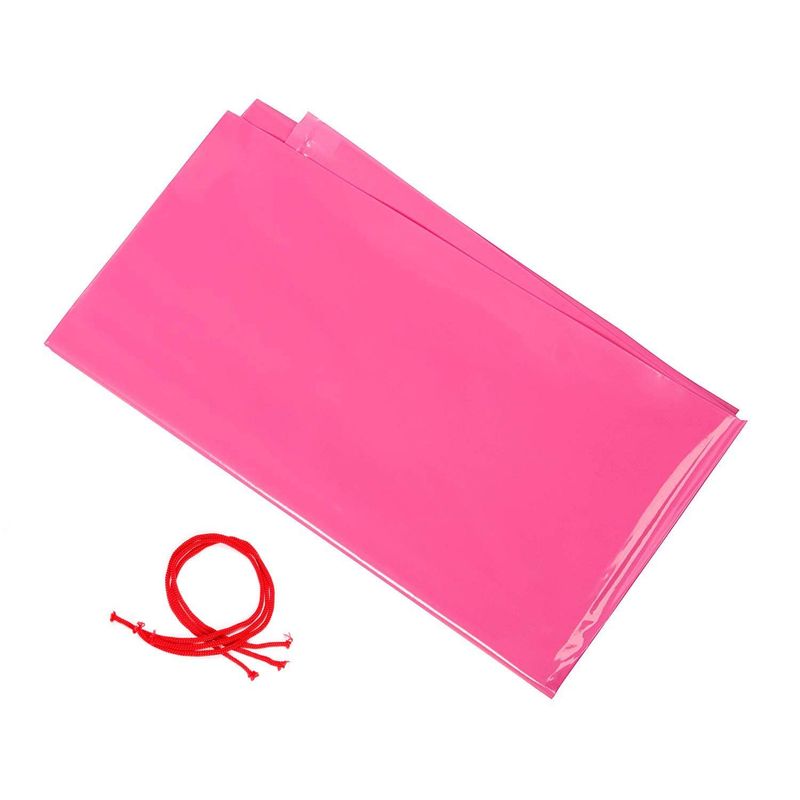 Prime Line Packaging Gift Bags Large, Pink Gift Bags, Frosted Plastic Bags  Bulk 16x6x12 50 Pack