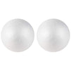 Foam Balls for Kid's Arts and Crafts, DIY Projects (6 In, 2 Pack)