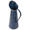 Rustic Watering Can, Garden Decorations (Blue, 8 x 15.8 x 6 Inches)