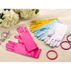 Juvale Princess Gloves for Little Girls Dress Up (4 Pairs)