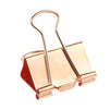 Rose Gold Paper Binder Clips (1 in, 50 Pack)