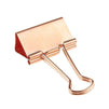 Rose Gold Paper Binder Clips (1 in, 50 Pack)