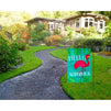 Double Sided Garden Flag, Hello Summer Lawn Banner, Flamingo (12.5 x 18.6 In)