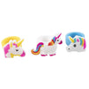 Rainbow Unicorn Toy Rings - 24-Pack Silicone Rubber Play Rings for Girls, Assorted Unicorn Themed Party Supplies Favors Accessories, Ideal for Fantasy Parties, Magical Birthdays, Game Prizes