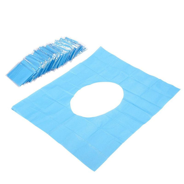 50 Count Disposable Toilet Seat Covers - Waterproof Paper Toilet Covers - Disposable Toilet Covers, Individually Wrapped