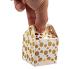 36 Pack Small Paper Treat Boxes, Metallic Gold Party Supplies (2 x 2 x 2 In)