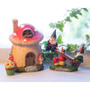 Mini Garden Gnome Fairy Village Statue Set, Whimsical Home Decor (7 Piece Set)