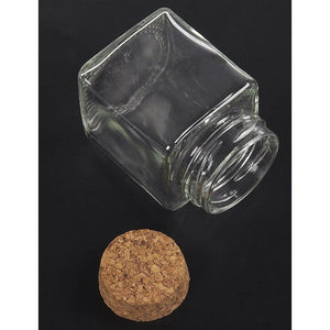 Juvale Clear Glass Bottles with Cork Lids (100ml, 12 Pack)