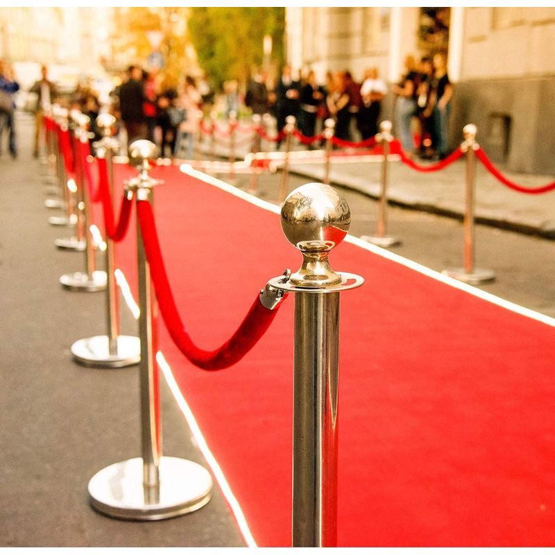 Stanchion VIP Rope  Rope Barrier with Hooks
