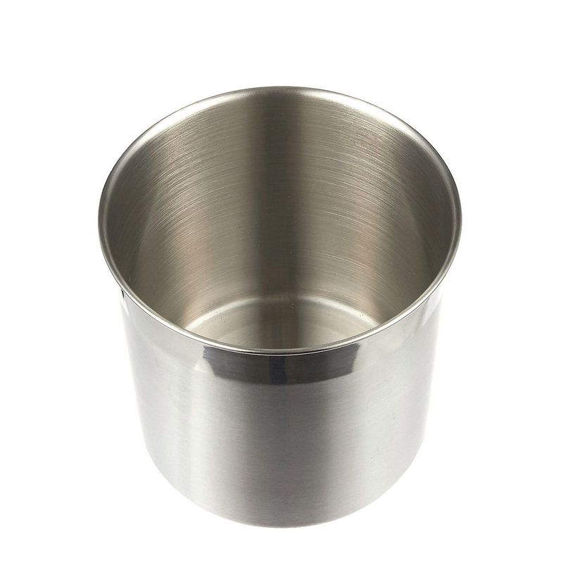 Just Houseware Silver Stainless Steel Utensil Holder, Cooking