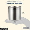 Stainless Steel Utensil Holder (5 x 5 In)