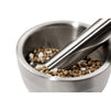 Juvale Large Stainless Steel Mortar and Pestle Bowl Set