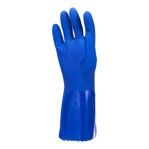 Rubber Household Gloves - Cotton Lined Dishwashing Kitchen Gloves (2 Pair, Small)