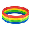 Juvale 24-Pack Speed and Agility Training Rings for Trainers, Gyms, Athletics, 4 Assorted Colors, Red, Yellow, Blue, and Green