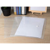 Pack of 25 Clear Document Folders - Plastic Envelope Folders for Holding A4 Documents, 12.5 x 9 Inches