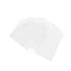 Pack of 25 Clear Document Folders - Plastic Envelope Folders for Holding A4 Documents, 12.5 x 9 Inches