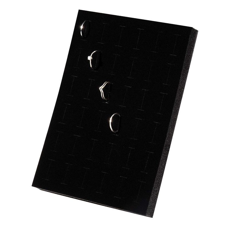 Foam Ring Holder, Jewelry Box Inserts (7.5 x 5.5 x 05 In, 6 Pack)