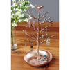 Shabby Chic Birds in Tree Jewelry Display - Holder Organizer for Necklaces, Bracelets, Earrings - Copper Plated