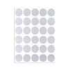510-Pack Scratch-Off Stickers - 1-Inch Round Quarter Sized Circle DIY Peel and Stick Adhesive Scratch Off Labels, Silver