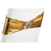 Gold Chair Sashes for Wedding Reception, Baby Shower, Birthday Party (100 Pack)