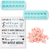 Juvale My Water Broke Baby Shower Game - 60 1 Inch Tiny Plastic Babies, 3 Ice Cube Trays, 1 Sign