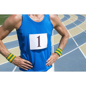 Juvale Race Bibs - 1-100 Competitor Running Bib Numbers for Marathon Races