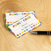 Juvale Rainbow Punch Card for Classroom Kids Rewards (3.5 x 2 in, 60-Pack)