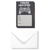 40-Pack Video Game Birthday Party Invitations with Envelopes, Kids & Boys Birthdays, Gaming Theme Party Supplies, 4 x 6"