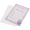 Invitation Cards – 24-Pack Birthday Party Invitation Cards, Fill-in Invitations with Envelopes, Confetti Designs, 5 x 7 Inches