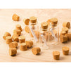 Size #4 Tapered Cork Plugs for Small Bottles and Test Tubes (0.6 x 0.47 x 0.5 In, 100 Pack)