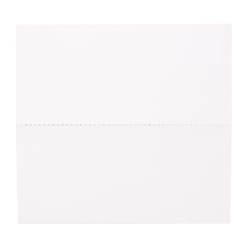 Self Adhesive Pockets with Labels Blank Cards (3 x 5.9 in, 24 Pieces)
