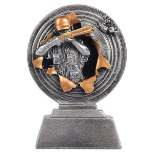 Juvale Shooting Trophy - Trap Shooting Award, Small Resin Trophy for Tournaments, Competitions, Parties, 3.75 x 5 x 1.25 Inches