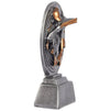 Juvale Shooting Trophy - Trap Shooting Award, Small Resin Trophy for Tournaments, Competitions, Parties, 3.75 x 5 x 1.25 Inches