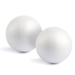 Juvale Foam Balls for Crafts (5.9 in, 2 Pack)