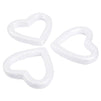 White Foam Hearts for DIY Crafts Supplies, Valentine's Décor (5.2 x 5 in, 24 Pack)