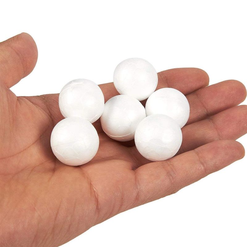  Juvale 2 Pack Large Foam Balls for Crafts, 7.5 Inch Solid  Polystyrene Spheres for DIY Projects, Flower Centerpieces (White) : Arts,  Crafts & Sewing