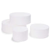 4 Pieces Round Foam Cake Dummies, 16 Inches Tall