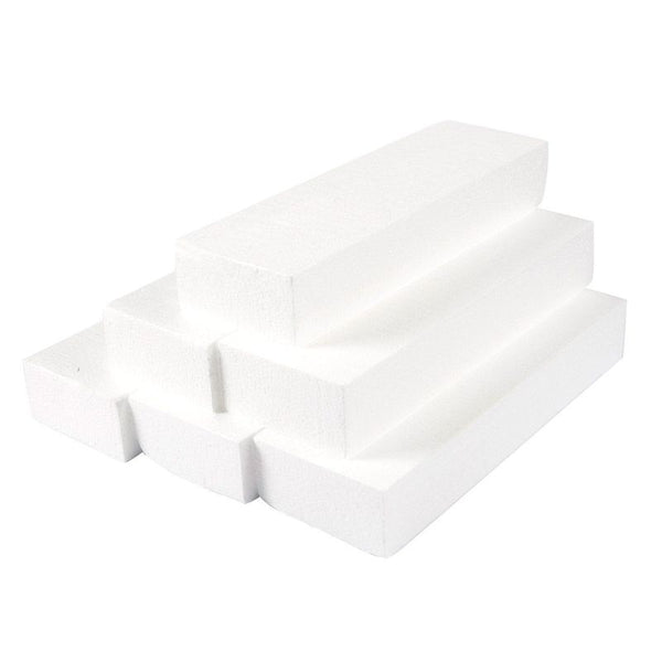Foam Rectangle Blocks, Arts and Crafts Supplies (12 x 4 x 2 In, 6-Pack)
